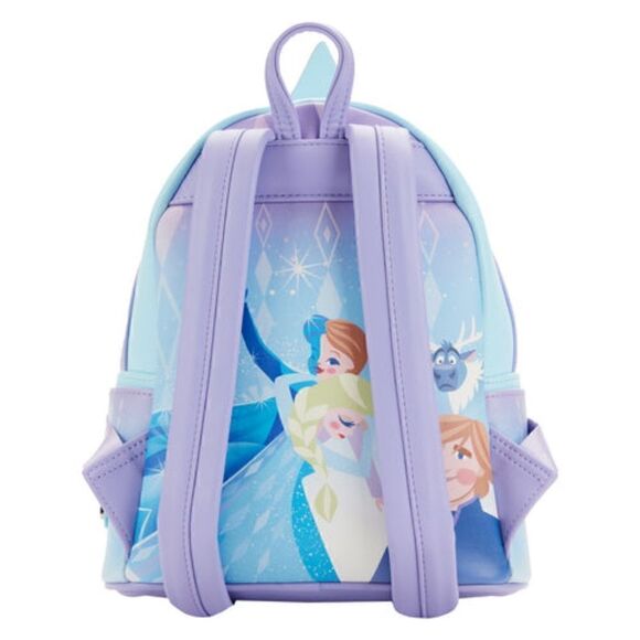 Loungefly Disney Frozen Queen Elsa Castle Mini Backpack NWT - Picture 4 of 16